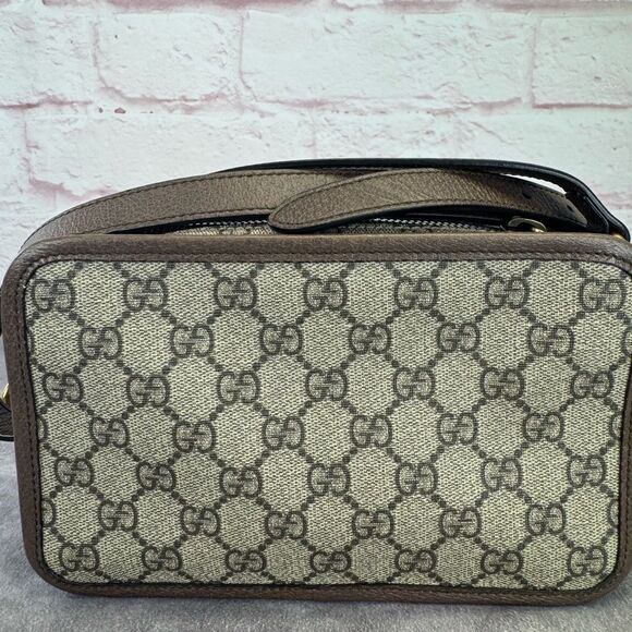 Rare Gucci Supreme Ophidia Brown Web Camera Bag - Picture 3 of 15
